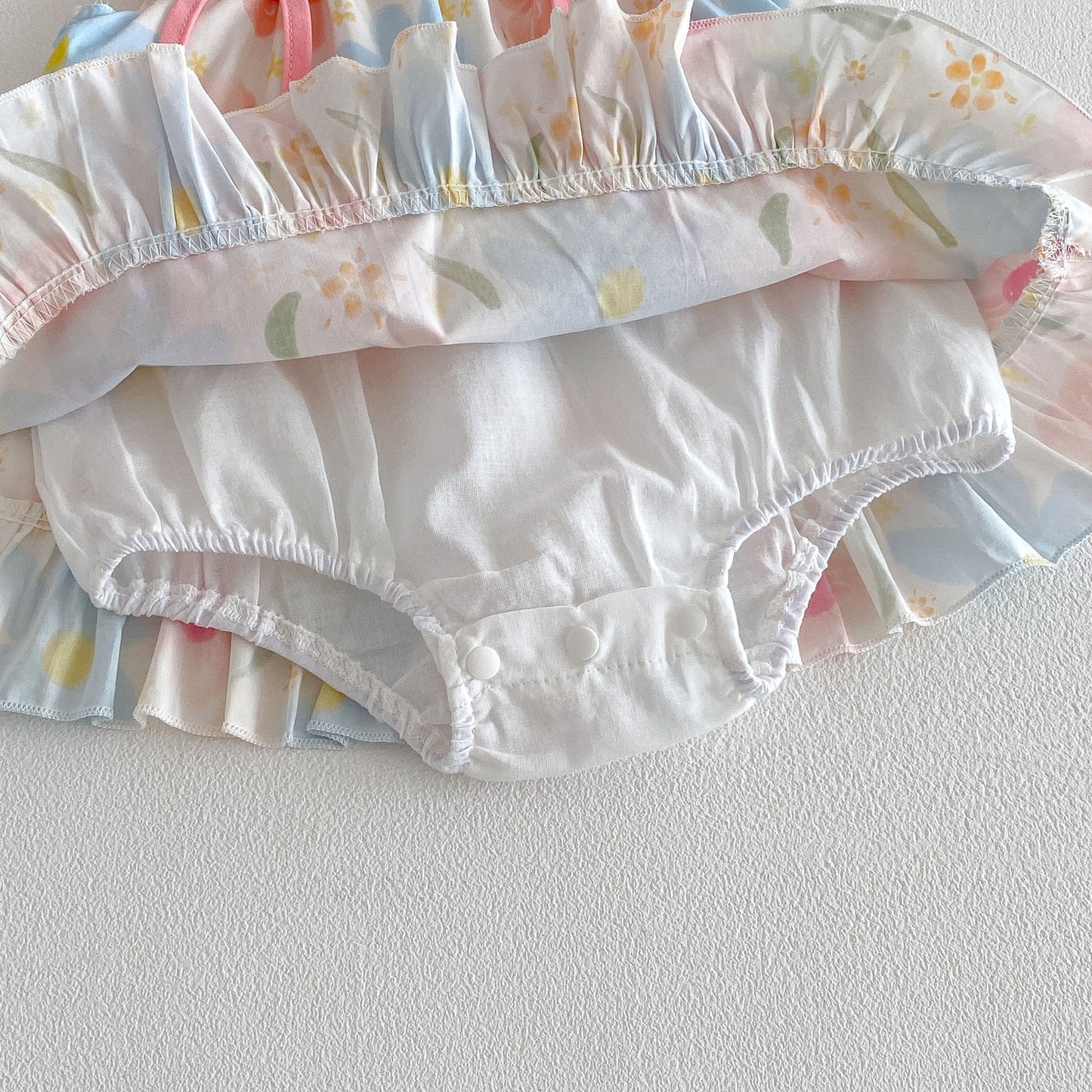 Design Summer Baby Kids Girls Pink Sleeveless Flowers Pattern Strap Bodysuit Dress, MyKids-USA®, Baby & Toddler Dresses, MyKids-USA -  -  -  -  -  -  - .