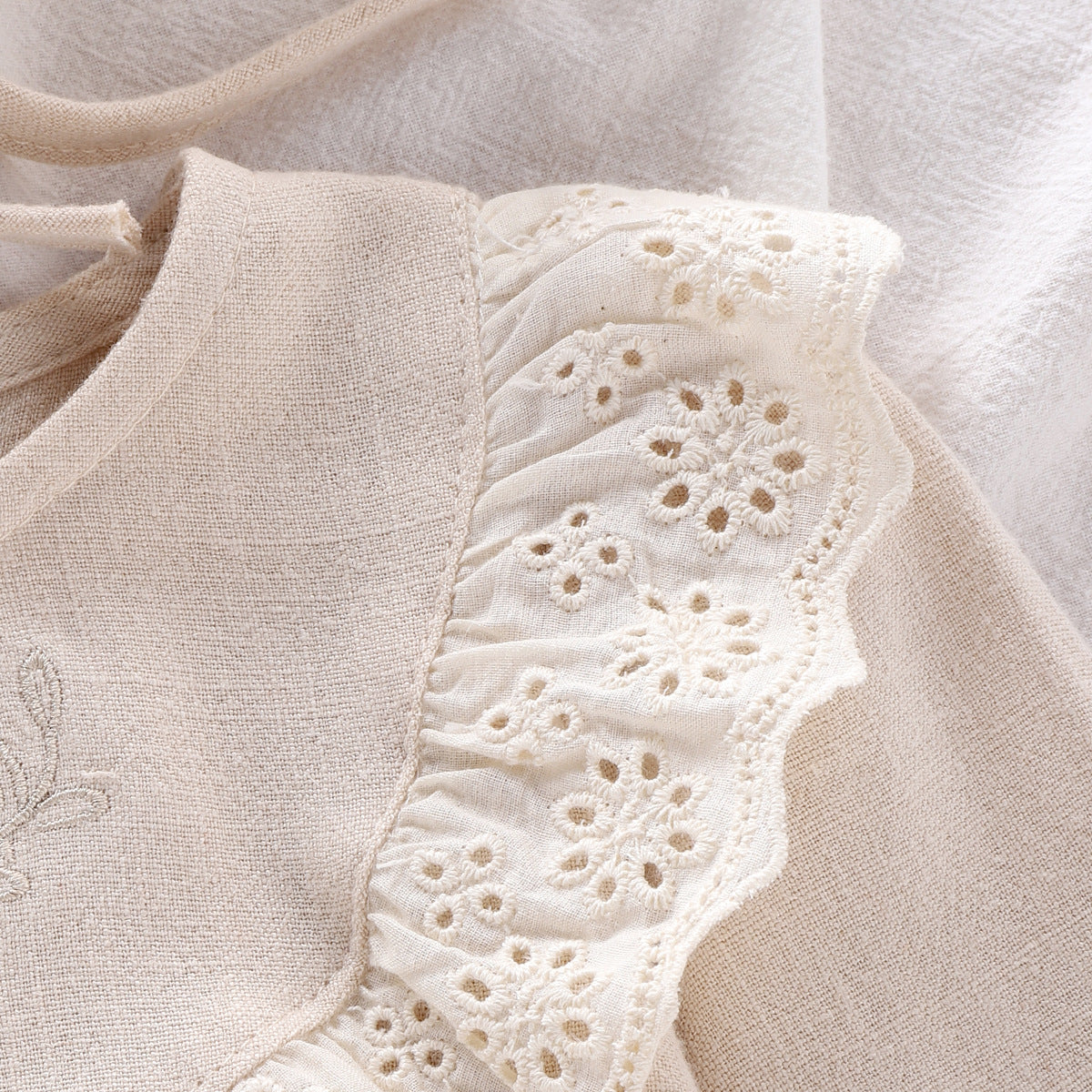 Autumn and Spring Arrival Baby Girls Long Sleeves Flowers Pattern Lace Trim Onesies, MyKids-USA®, Baby One-Pieces, MyKids-USA -  -  -  -  -  -  - 