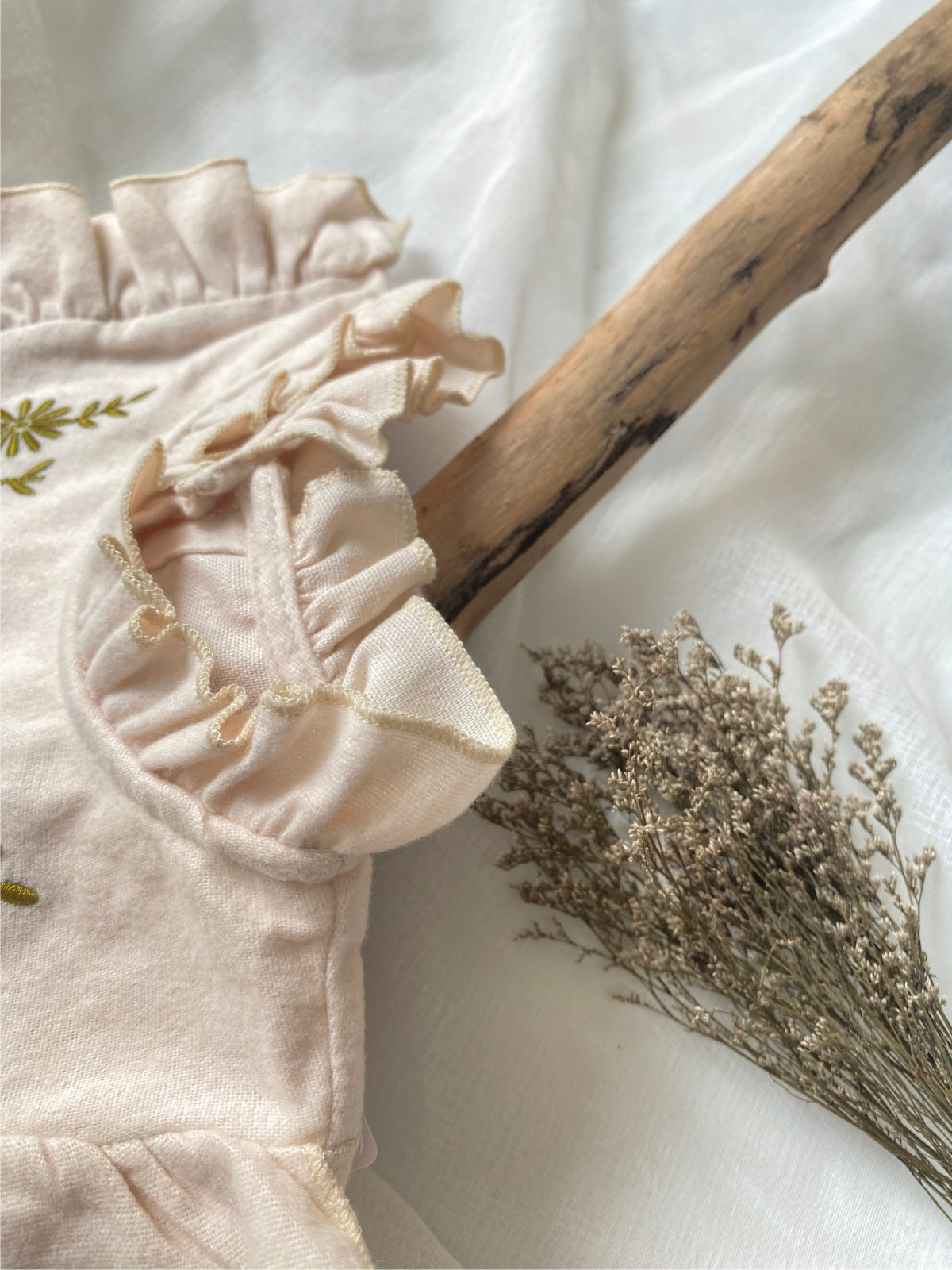 MyKids-USA® Autumn Long Sleeve Flowers Embroidered Baby Kids Girls Princess Bodysuit