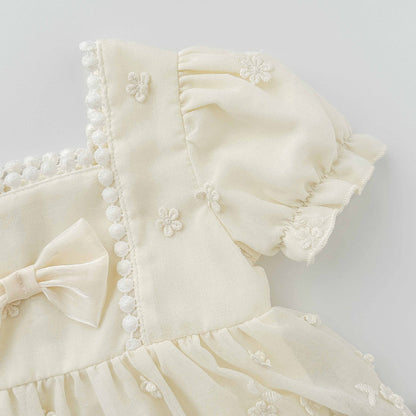 Summer Arrival Baby Girls Cute Short Sleeves Flowers Pattern Decorated Onesies, MyKids-USA®, Baby One-Pieces, MyKids-USA -  -  -  -  -  -  - 