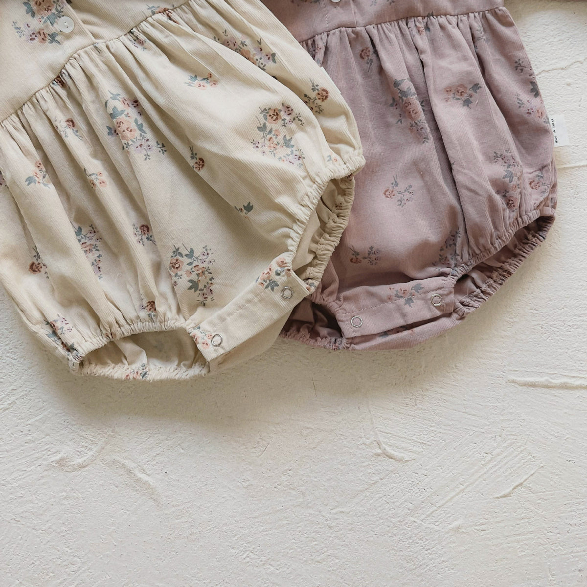 MyKids-USA® Autumn Arrival Baby Kids Girls Vintage Long Sleeves Flowers Printed Bodysuit
