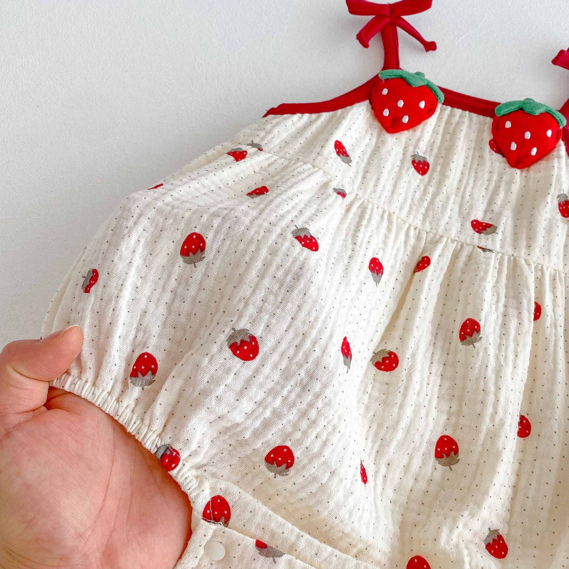 Summer Arrival Baby Girls Cute Sleevelesss Fruits Pattern Onesies, MyKids-USA®, Baby One-Pieces, MyKids-USA -  -  -  -  -  -  - 