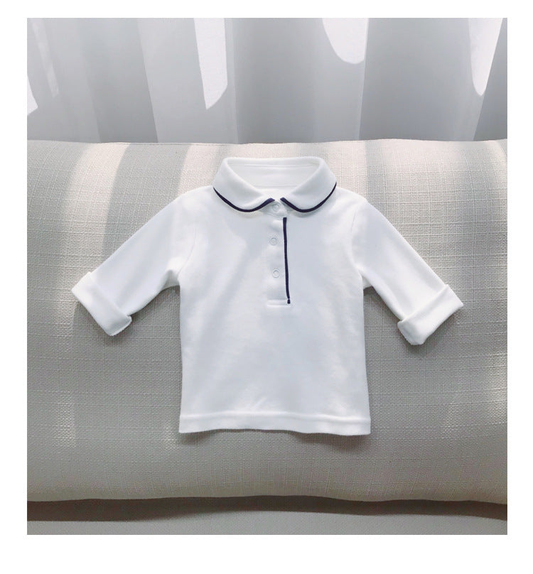 Arrival Spring and Autumn Baby Kids Boys Turn-down Collar Shirt