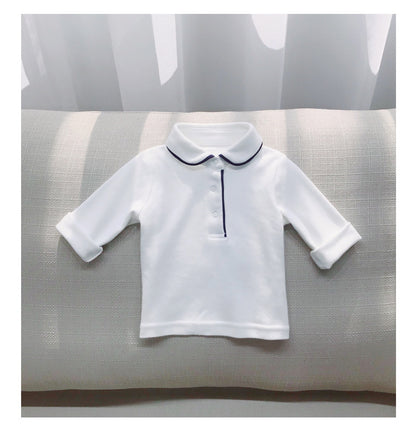 Arrival Spring and Autumn Baby Kids Boys Turn-down Collar Shirt