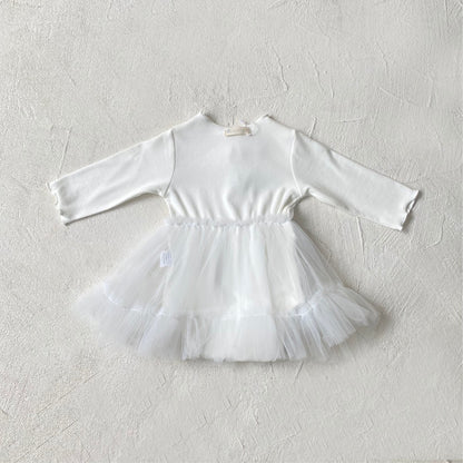 MyKids-USA® Autumn Butterfly-bows Baby Girls Princess Long Sleeves Dress