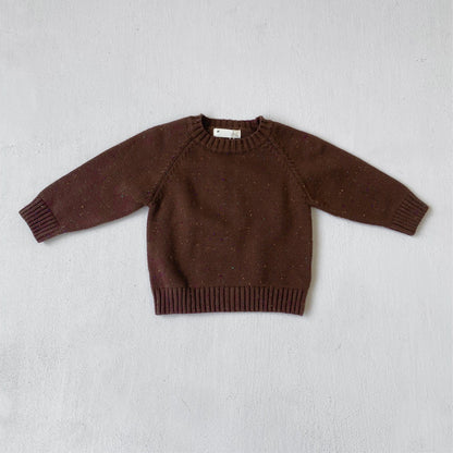 Arrival Spring and Autumn Baby Kids Unisex Dots Pattern Knitted Pullover Sweater