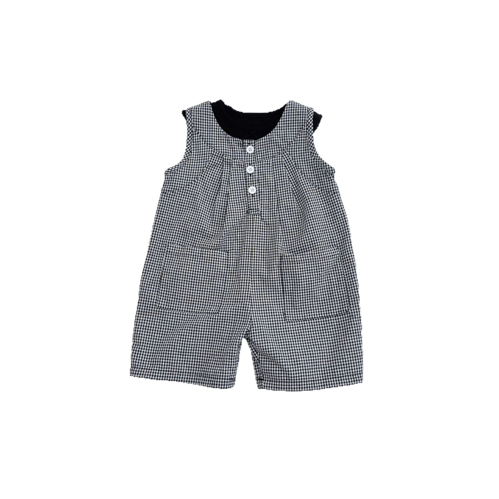Summer Arrival Baby Unisex Casual Plaid Pattern Sleeveless Rompers, MyKids-USA®, Baby One-Pieces, MyKids-USA -  -  -  -  -  -  - 