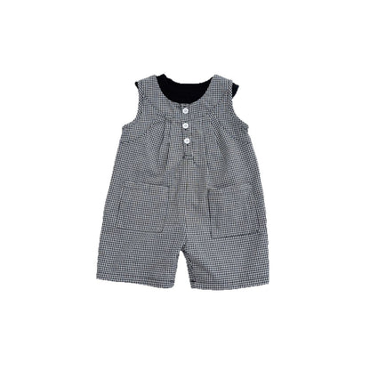 Summer Arrival Baby Unisex Casual Plaid Pattern Sleeveless Rompers, MyKids-USA®, Baby One-Pieces, MyKids-USA -  -  -  -  -  -  - 
