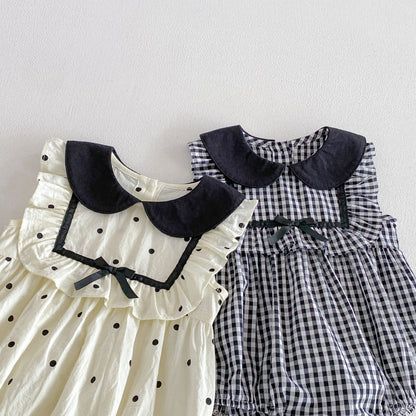Design Summer Baby Kids Girls Sleeveless Geometric Pattern Bodysuit, MyKids-USA®, Baby & Children's One-Pieces, MyKids-USA -  -  -  -  -  -  - .