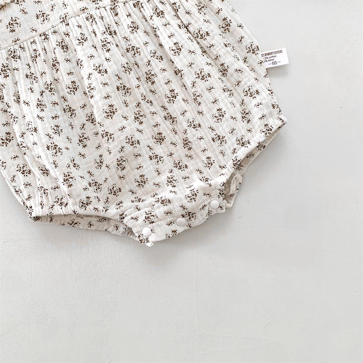 Autumn Arrival Baby Girls Long Sleeves Floral Pattern Onesies, MyKids-USA®, Baby One-Pieces, MyKids-USA -  -  -  -  -  -  - 