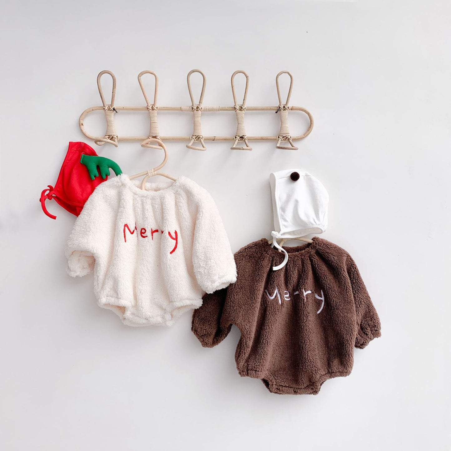 Winter Arrival Baby Unisex Long Sleeves Letters Pattern Fluffy Cute Christmas Onesies, MyKids-USA®, Baby One-Pieces, MyKids-USA -  -  -  -  -  -  - 