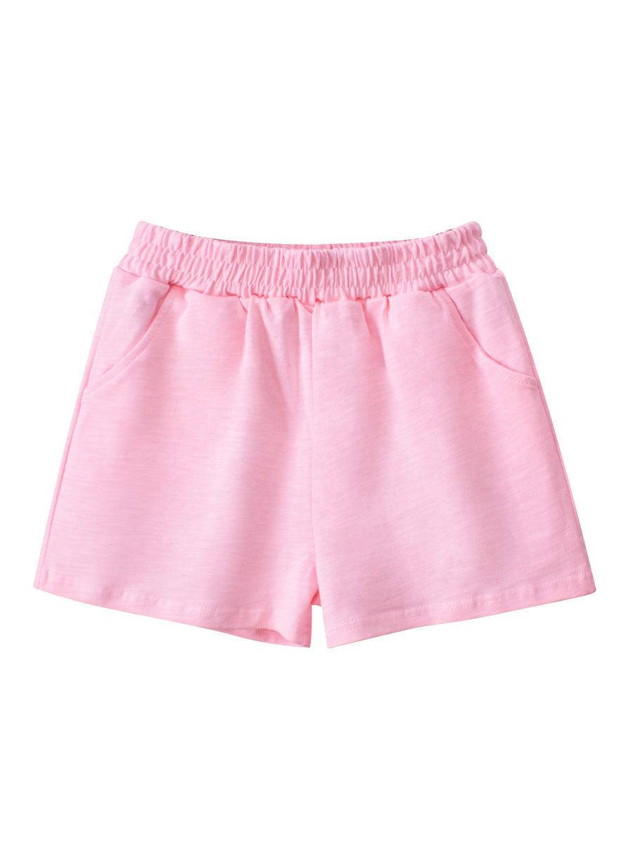 Summer Arrival Baby Kids Cotton Casual Style Plain Shorts