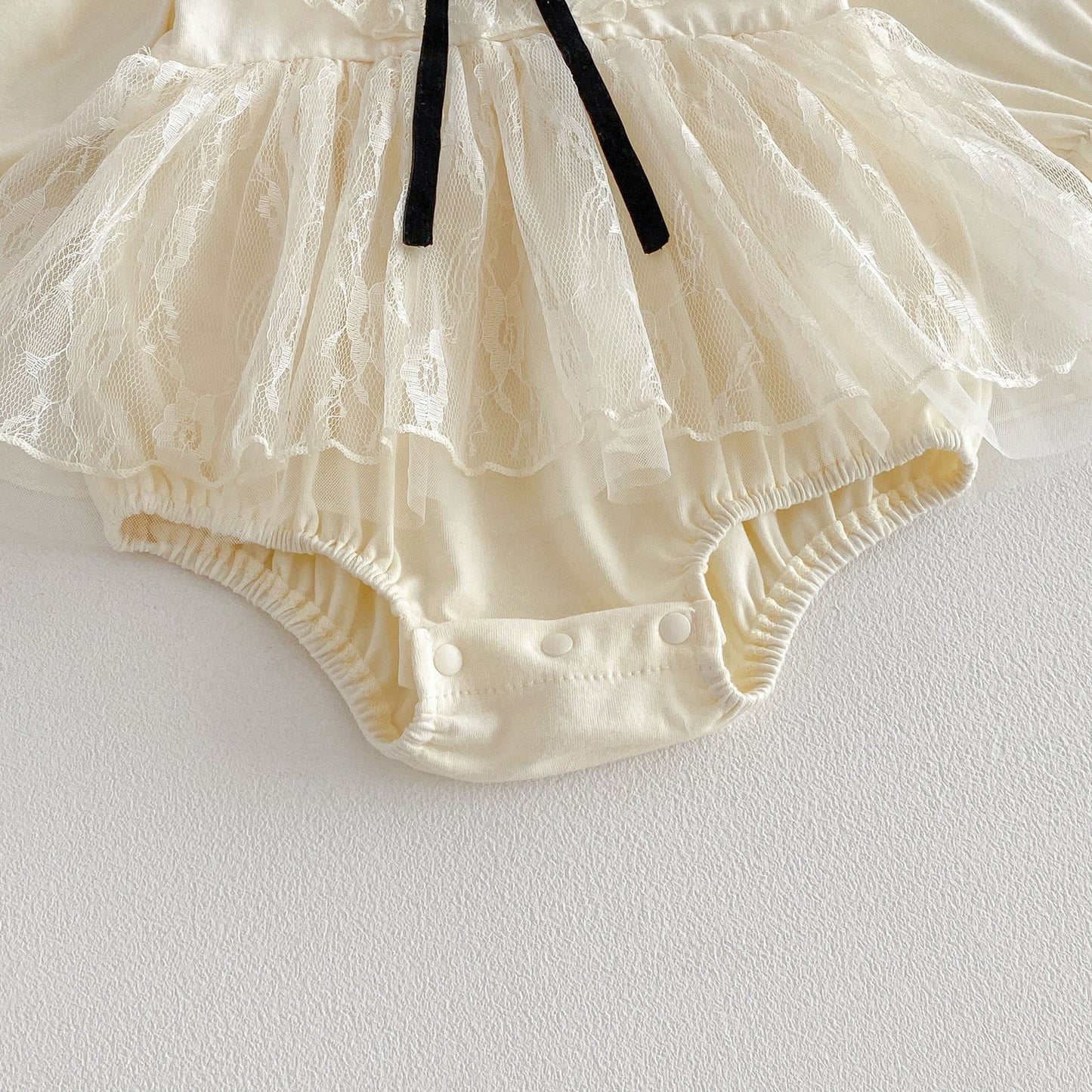 Spring Arrival Baby Girls Long Sleeves Tulle Decorated Flowers Pattern Bodysuit, MyKids-USA®, Bodysuits, MyKids-USA -  -  -  -  -  -  - .