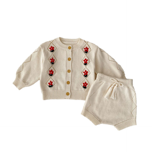 Autumn Baby Girl Floral Graphic Handknit Quality Sets, MyKids-USA®, Baby & Toddler Outfits, MyKids-USA -  -  -  -  -  -  - .