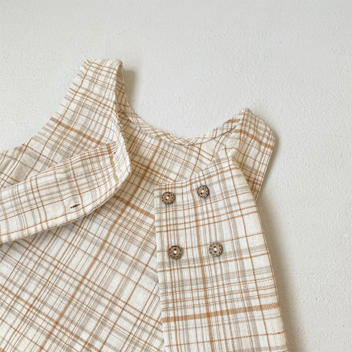 Arrival Summer Baby Kids Plaid VestArrival Summer Baby Kids Plaid Vest