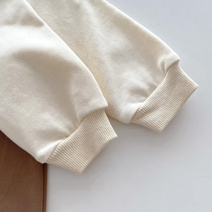 Autumn Arrival Baby Unisex Long Sleeves Teddy Bear Pattern Color Patchwork Rompers, MyKids-USA®, Baby One-Pieces, MyKids-USA -  -  -  -  -  -  - 