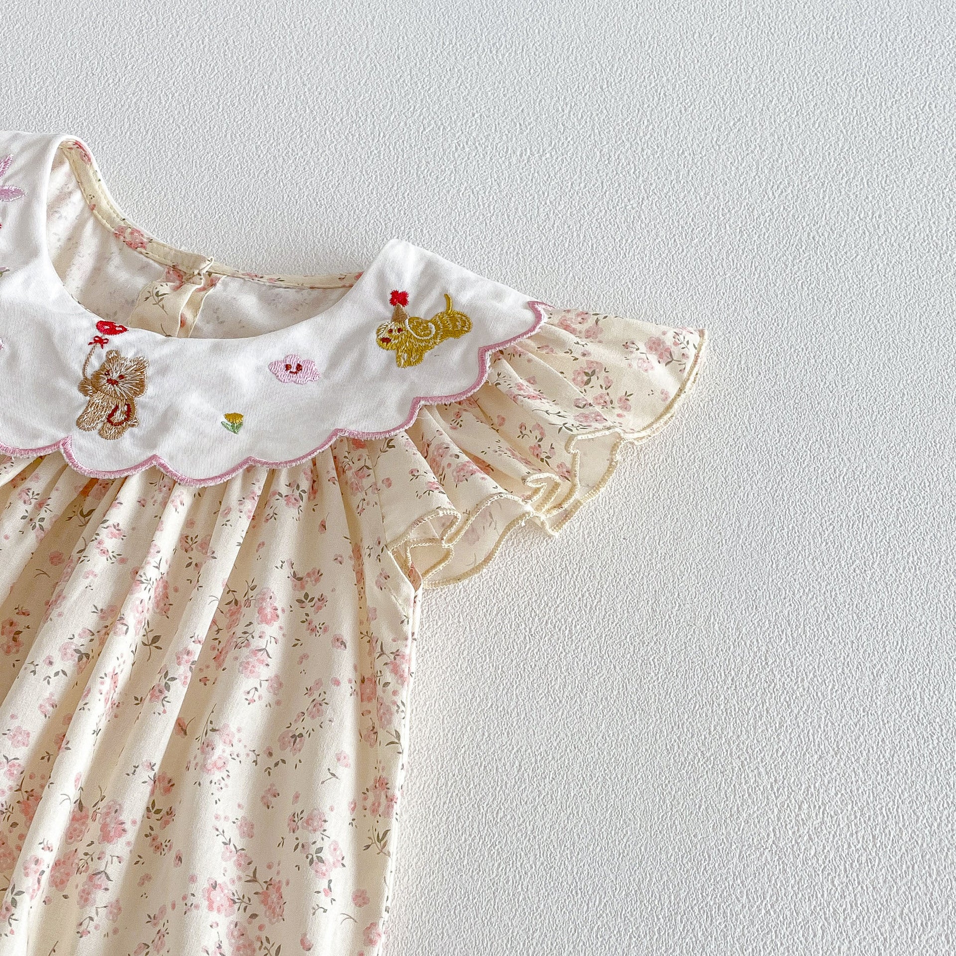 Design Summer Baby Kids Girls Fly Sleeves Floral Pattern Bodysuit, MyKids-USA®, Baby & Children's One-Pieces, MyKids-USA -  -  -  -  -  -  - .