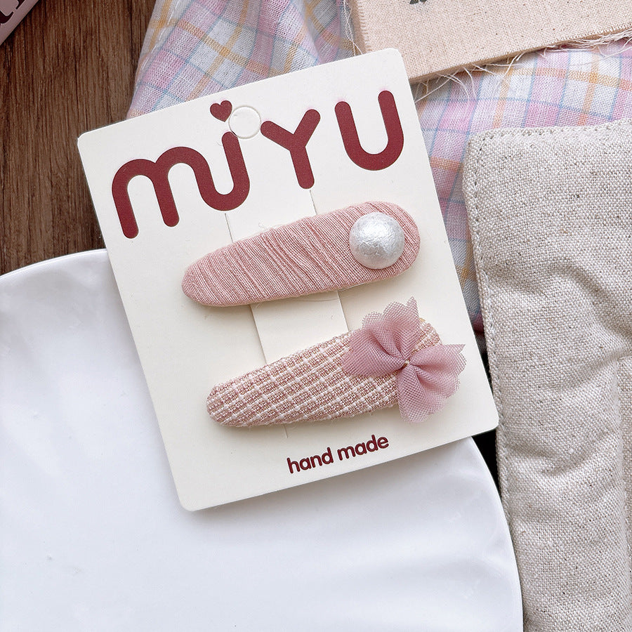 Collection of 2 Pink Versatile Hair Clips, MyKids-USA®, Hair Pins, Claws & Clips, MyKids-USA - Size/Age - Average Size (0-12Y） - Color - Ivory -  -  - TR2601061138-C.