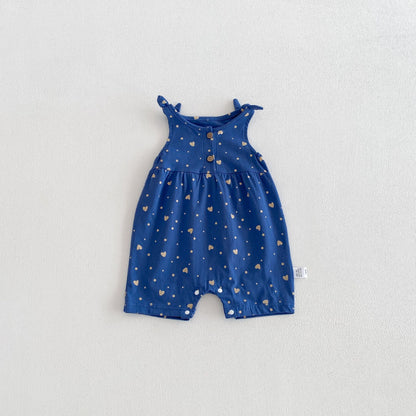 Summer Arrival Baby Sleeveless Cute Pattern Strap Rompers, MyKids-USA®, Baby One-Pieces, MyKids-USA -  -  -  -  -  -  - .