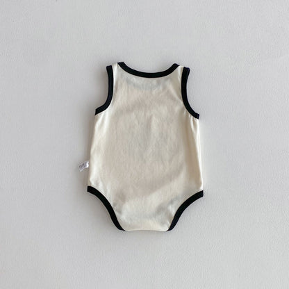 Summer Arrival Baby Unisex Cartoon Pattern Sleeveless Onesies, MyKids-USA®, Bodysuits, MyKids-USA -  -  -  -  -  -  - 