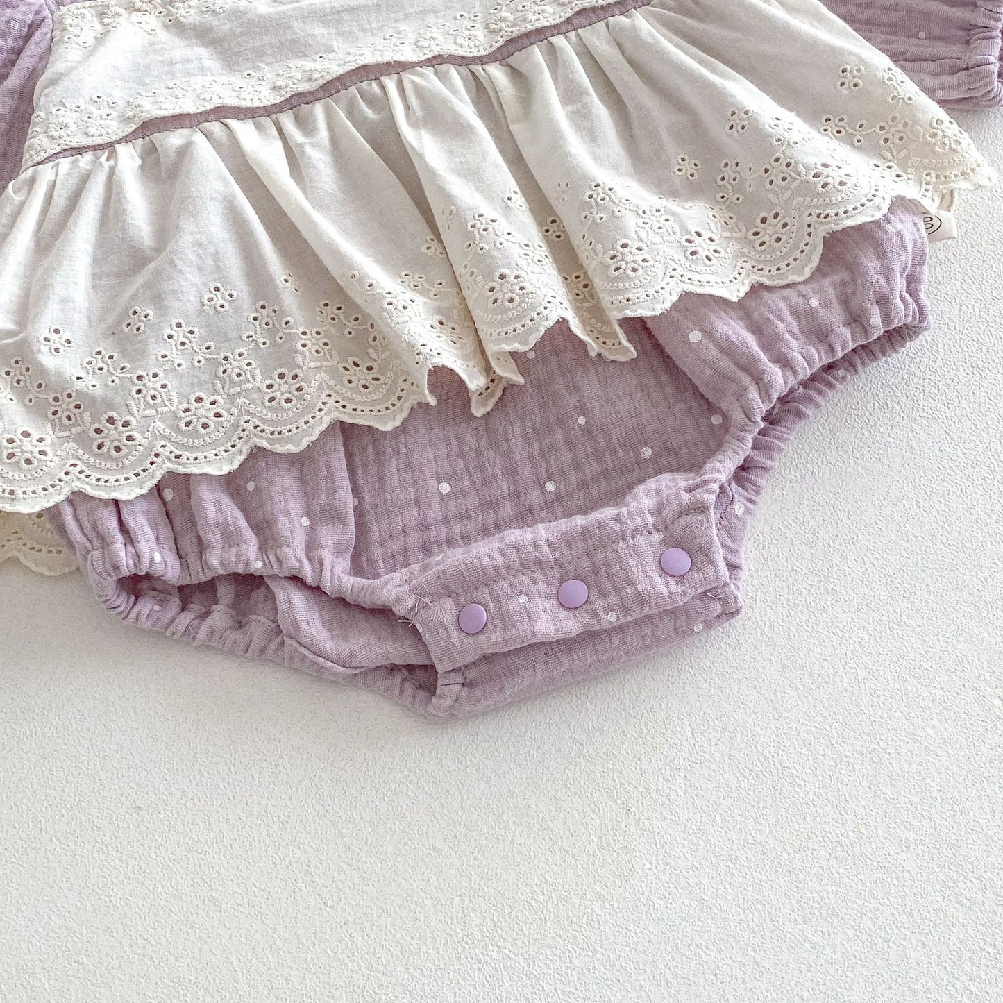 Autumn Arrival Baby Girls Long Sleeves Floral and Dots Pattern Color Patchwork Onesies, MyKids-USA®, Baby One-Pieces, MyKids-USA -  -  -  -  -  -  - 