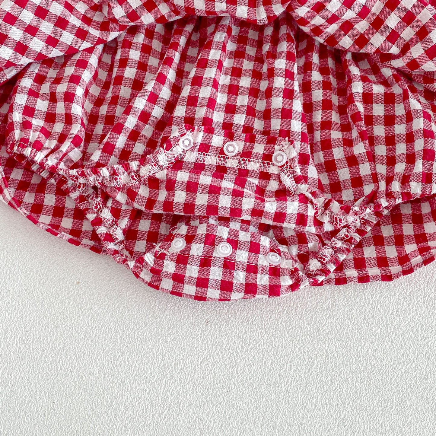 Design Summer Baby Kids Girls Sleeveless Plaid Bodysuit Dress