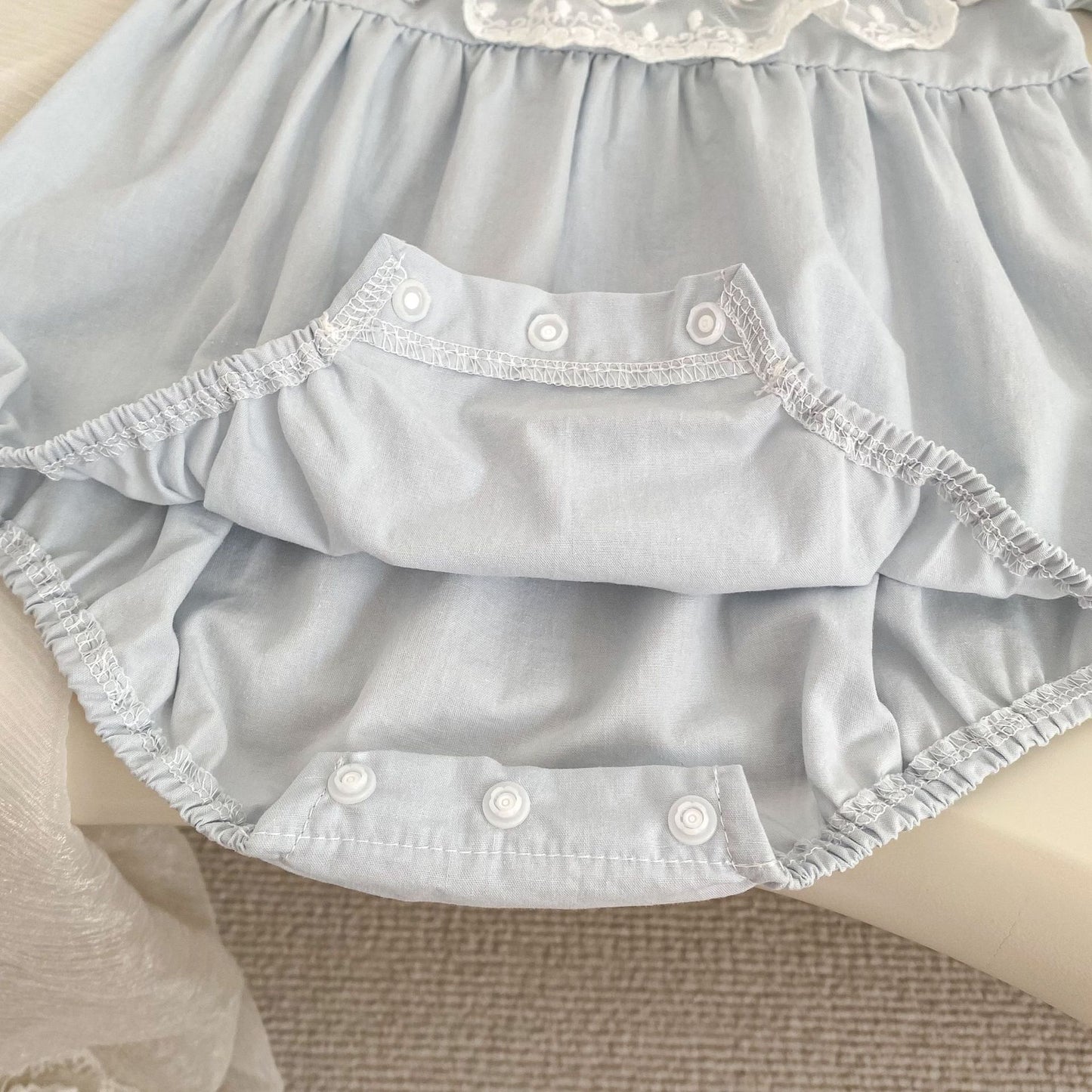 Summer Arrival Baby Girls Short Sleeves Lace Trim Crew Neck Bodysuit, MyKids-USA®, Bodysuits, MyKids-USA -  -  -  -  -  -  - .