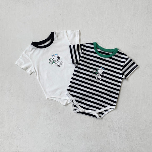 Summer Arrival Baby Unisex Cute Short Sleeves Cartoon Puppy Pattern Onesies, MyKids-USA®, Baby One-Pieces, MyKids-USA -  -  -  -  -  -  - 