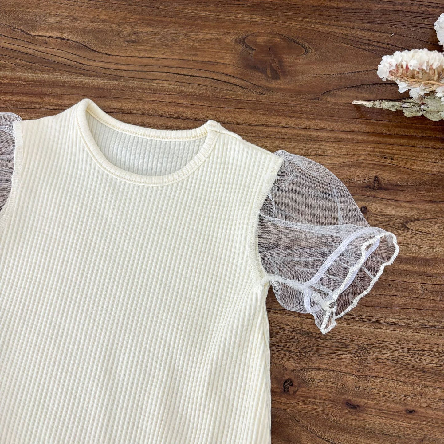 Summer Arrival Baby Kids Girls Sleeveless Floral Pattern Strap Overalls and Beige Onesies Clothing Set, MyKids-USA®, Baby & Toddler Outfits, MyKids-USA -  -  -  -  -  -  - 