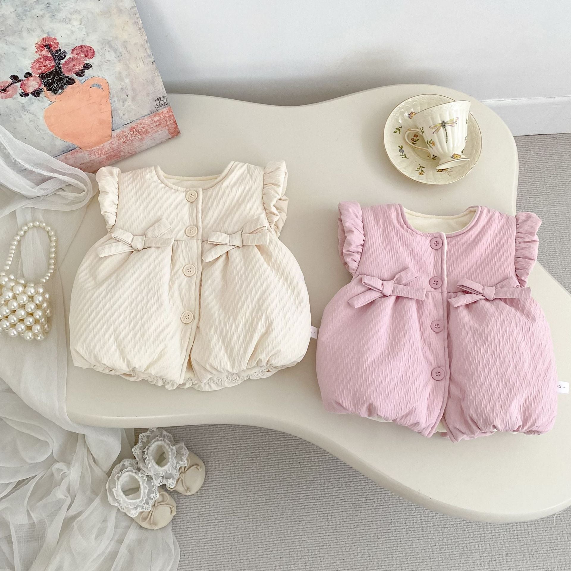 Arrival Winter and Autumn Baby Kids Girls Solid Color Sleeveless Cotton-Padded Vest, MyKids-USA®, Baby & Toddler Coats & Jackets, MyKids-USA -  -  -  -  -  -  - 