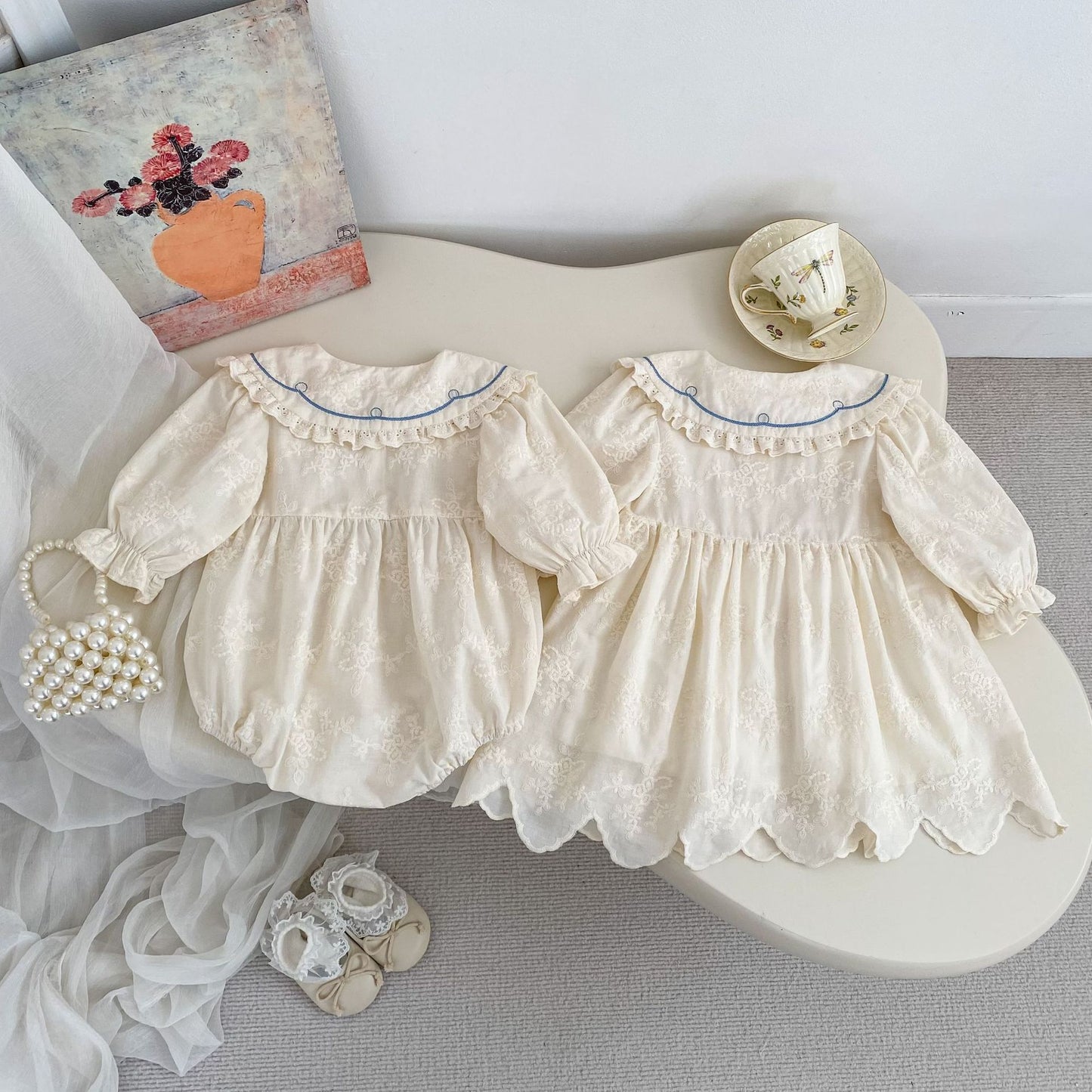 Arrival Spring and Autumn Flowers Pattern Baby Kids Girls Onesies and Dress – Princess Sister Matching Set, MyKids-USA®, Baby & Toddler Outfits, MyKids-USA -  -  -  -  -  -  - .