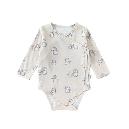 Autumn Arrival Baby Unisex Long Sleeves Casual Pattern V Neck Onesies and Pants Clothing Sets, MyKids-USA®, Baby & Toddler Outfits, MyKids-USA - Size/Age - 66 (3-6M) - Color - Apricot -  -  - TR2508282320-A