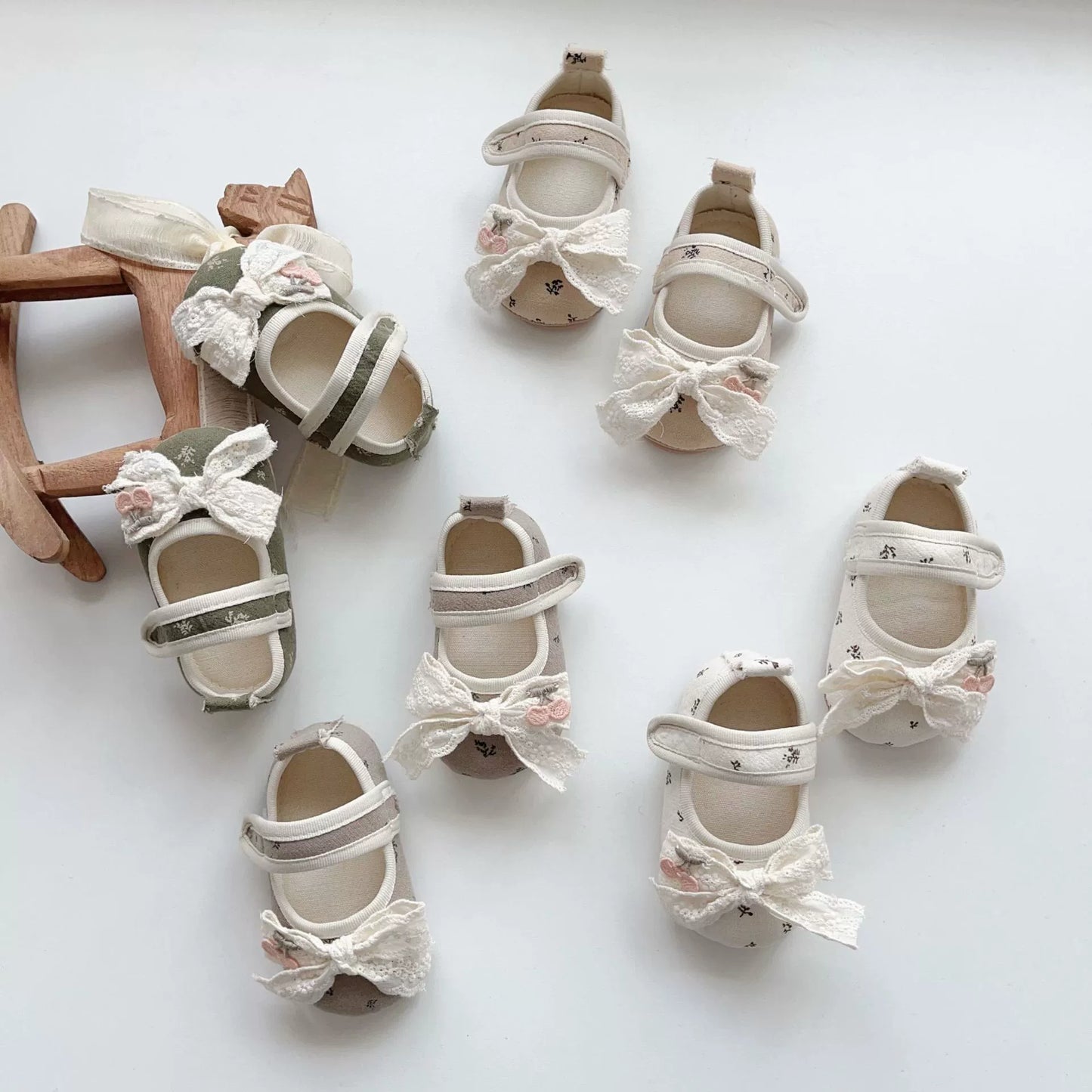 Spring and Autumn Baby Girl Fashion Floral Pattern Butterfly-bow Decorated Toddler Soft-Sole Anti-slip Walking Shoes, MyKids-USA®, First Steps & Crawlers, MyKids-USA -  -  -  -  -  -  - 