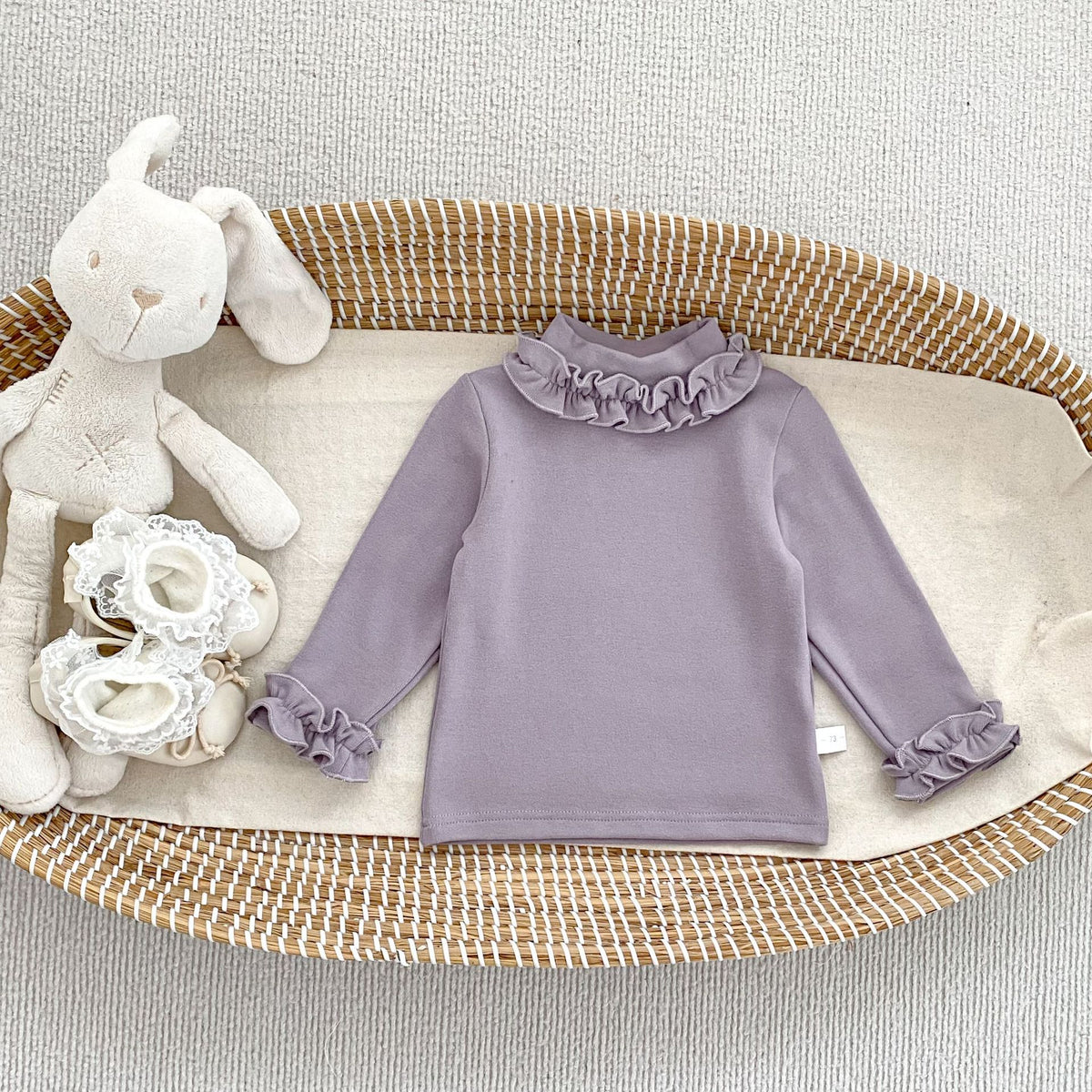 MyKids-USA® Baby Kids Girls Solid Color Turtle Neck Long Sleeves Top