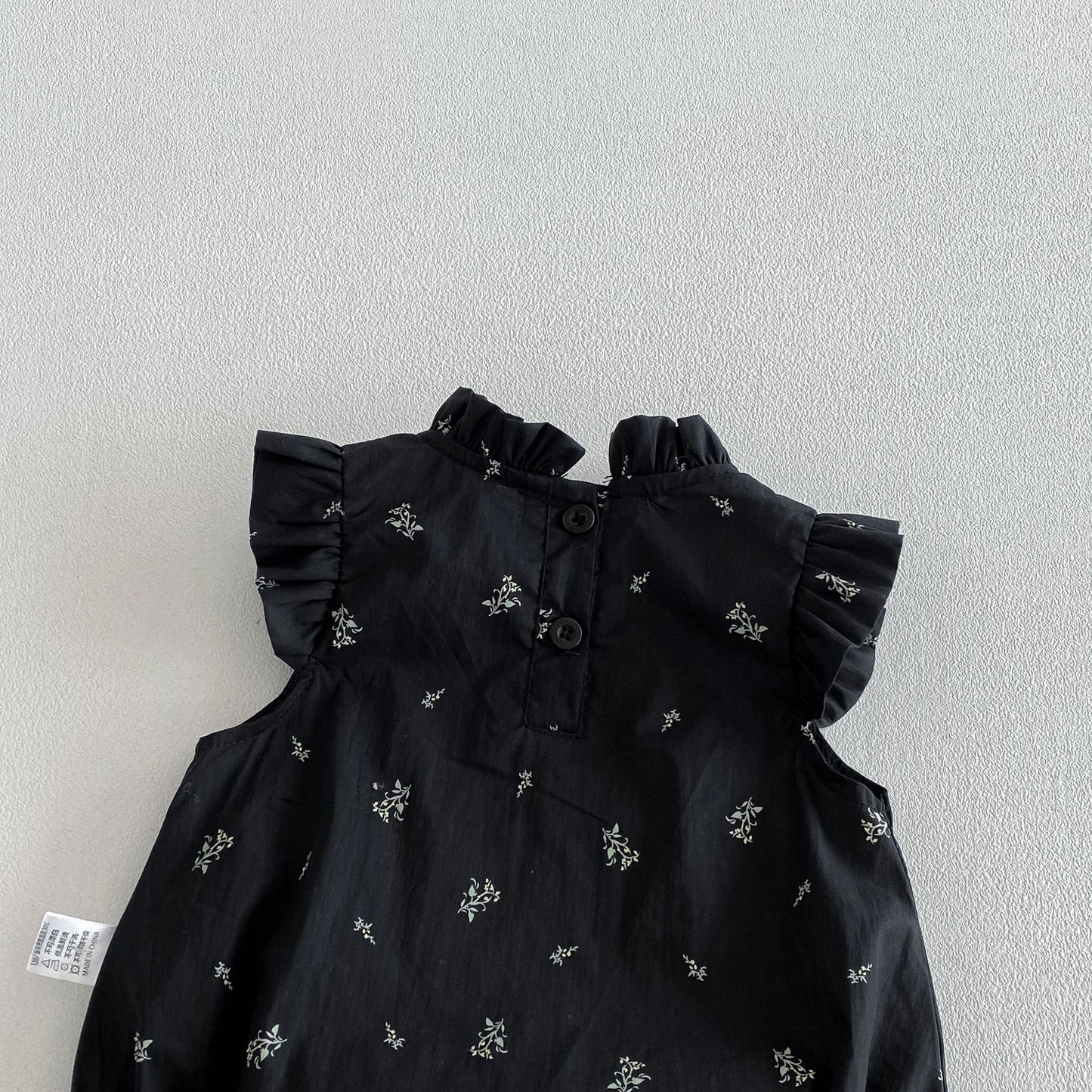 Summer Arrival Baby Girls Fly Sleeves Ruffle Neck Floral Bodysuit, MyKids-USA®, Bodysuits, MyKids-USA -  -  -  -  -  -  - .