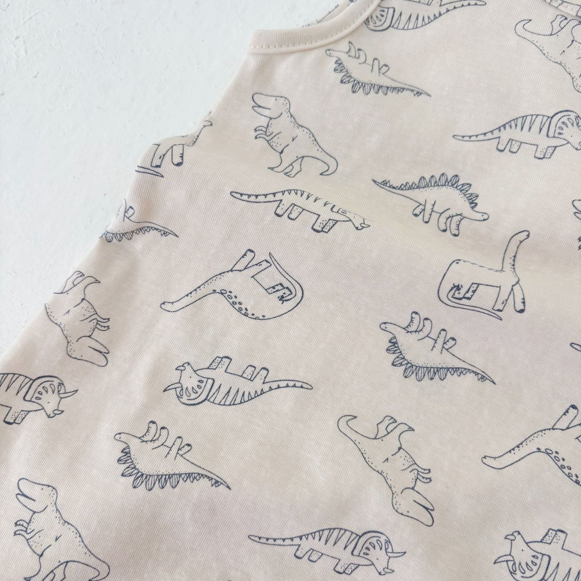 Summer Arrival Baby Unisex Simple Dinosaurs Pattern Sleeveless Crew Neck Rompers, MyKids-USA®, Baby One-Pieces, MyKids-USA -  -  -  -  -  -  - 