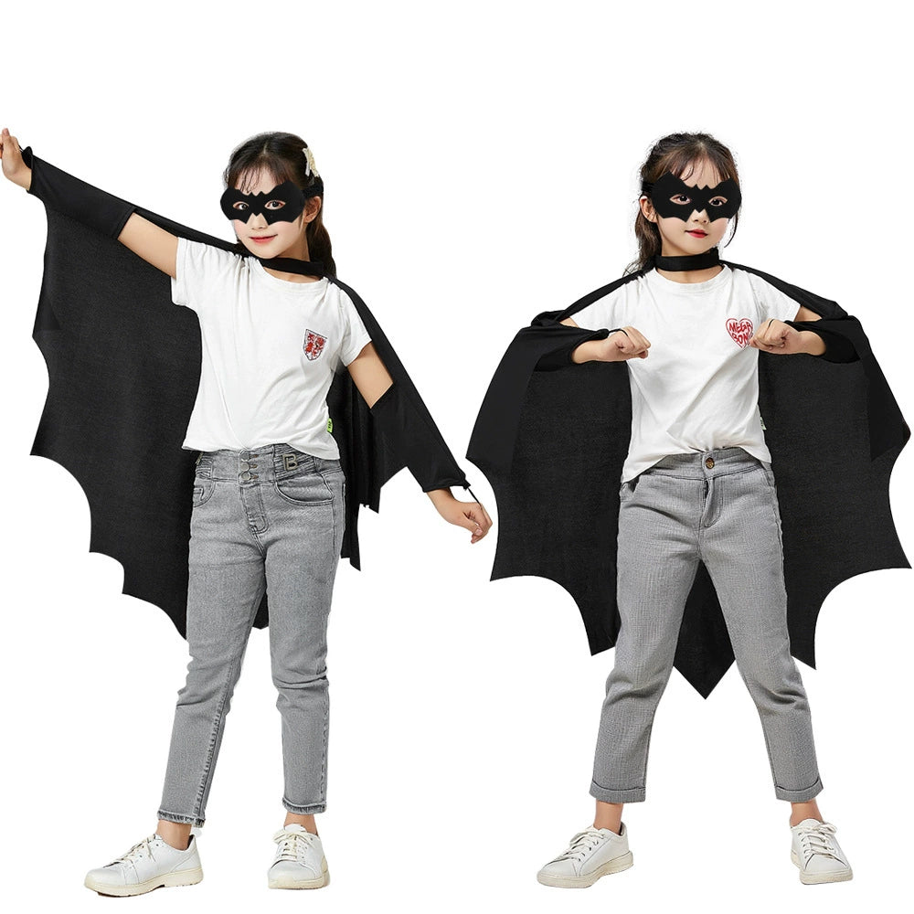 Halloween Bat Cape Set for Kids – Batman Cosplay Costume, MyKids-USA®, Costume Sets, MyKids-USA -  -  -  -  -  -  - .