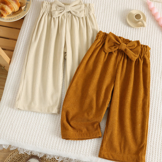 Autumn and Spring Arrival Casual American Style Solid Color Corduroy Pants for Girls, MyKids-USA®, Baby & Toddler Bottoms, MyKids-USA -  -  -  -  -  -  - .