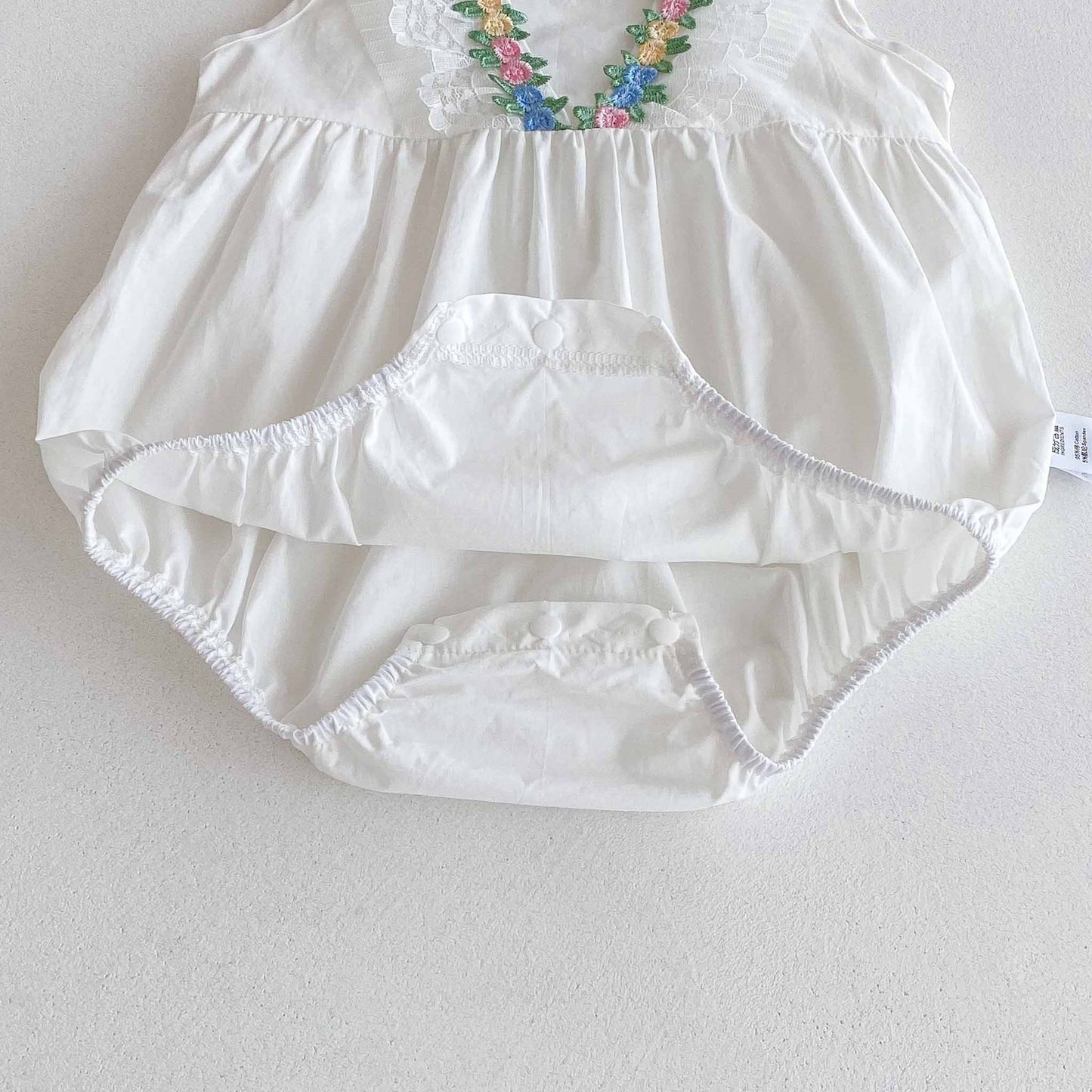 Summer Arrival Baby Girls Cute Sleeveless Colorful Flowers Decorated Strap Onesies, MyKids-USA®, Baby One-Pieces, MyKids-USA -  -  -  -  -  -  - 