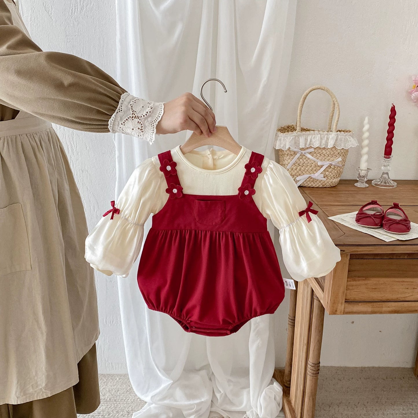 Autumn Hot Selling Baby Girls Long Sleeves Color Patchwork Onesies Bodysuits, MyKids-USA®, Baby One-Pieces, MyKids-USA -  -  -  -  -  -  - 