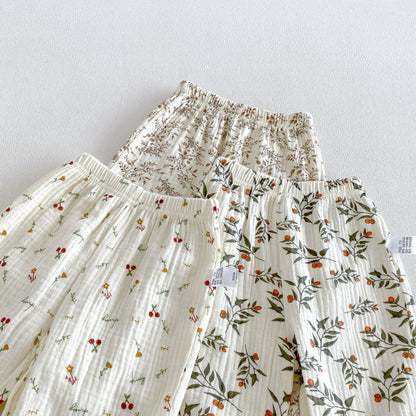 MyKids-USA® Hot Selling Autumn Baby Kids Girls Long Sleeves Floral Pattern Top with Pants Set