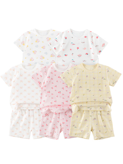 Summer Baby Kids Girls Cartoon Print T-shirt and Shorts Clothing Set, MyKids-USA®, Baby & Toddler Outfits, MyKids-USA -  -  -  -  -  -  - 