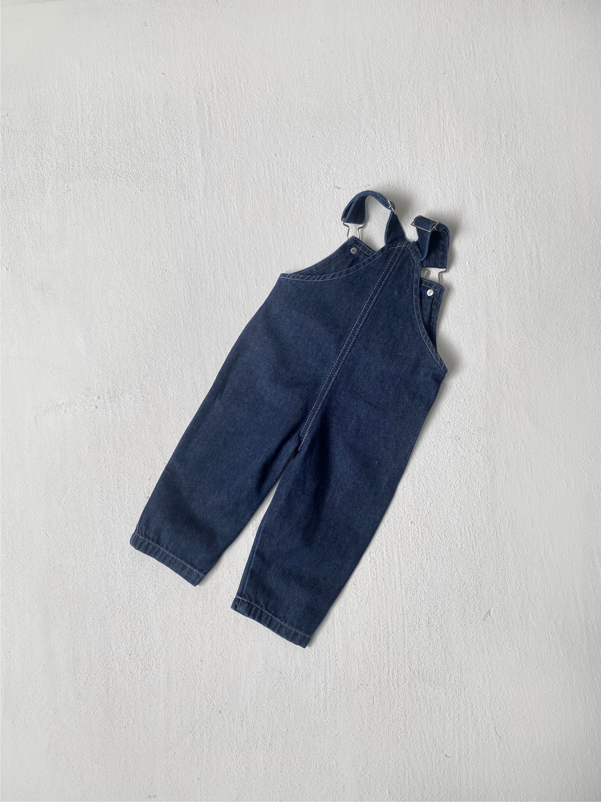 Summer Arrival Baby Kids Sleeveless Hearts Pattern Denim Overalls