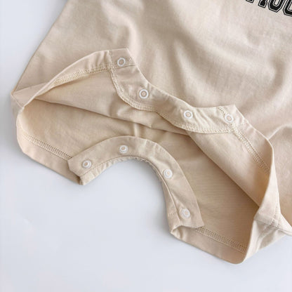 Hot Selling Summer Baby Kids Boys Letters Pattern Color Patchwork Short Sleeves Romper, MyKids-USA®, Baby One-Pieces, MyKids-USA -  -  -  -  -  -  - 