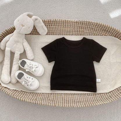 Arrival Baby Kids Girls Casual Lace Trim Plaid Pants and Solid Color T-shirt