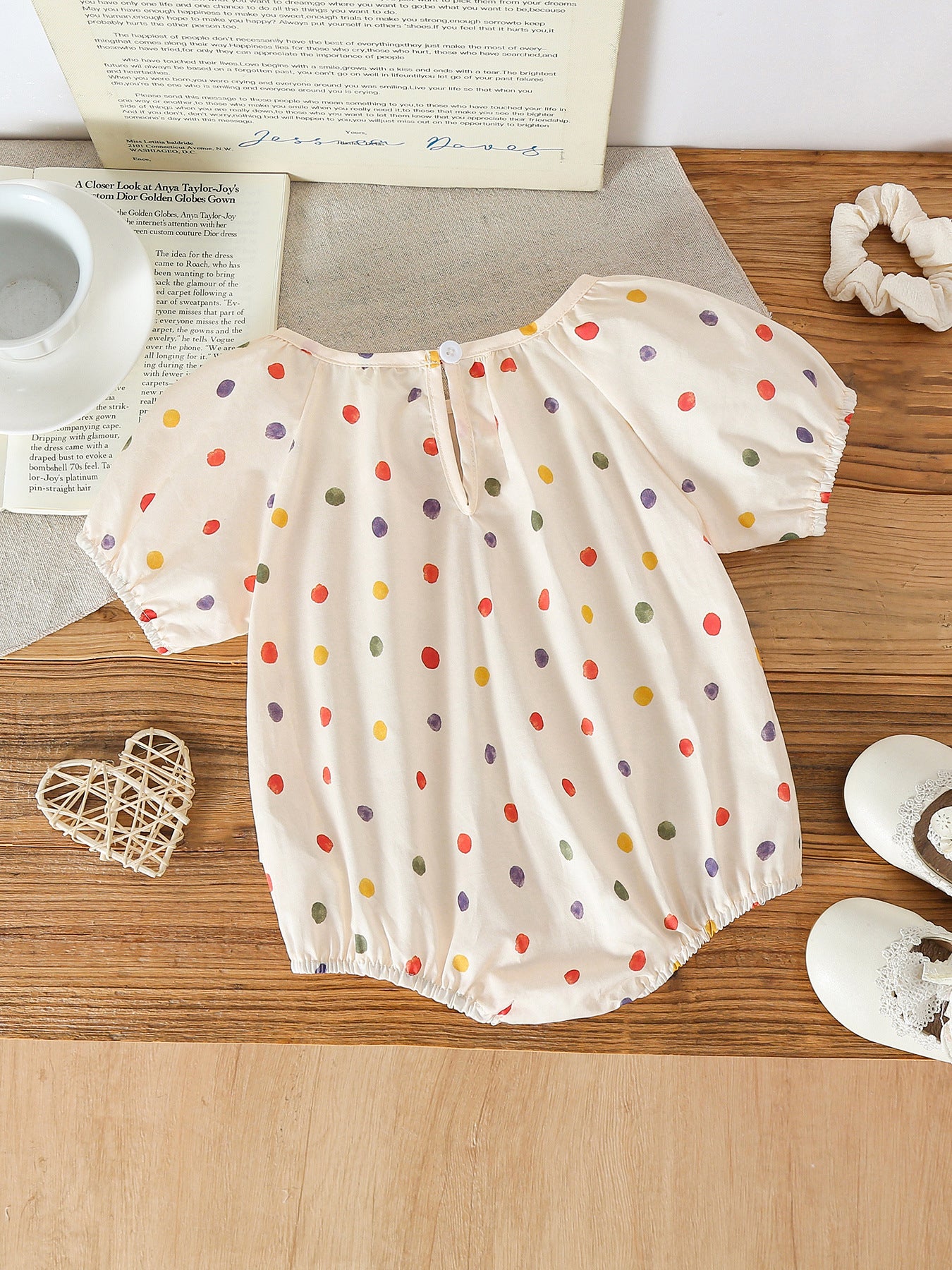 MyKids-USA® Summer Arrival Baby Girls Sleeveless Cute Plaid/Dots Pattern Bodysuit
