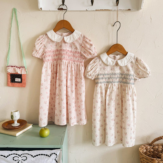 Summer Arrival Baby Girls Short Sleeves Floral Pattern Dress, MyKids-USA®, Baby & Children's Dresses, MyKids-USA -  -  -  -  -  -  - .