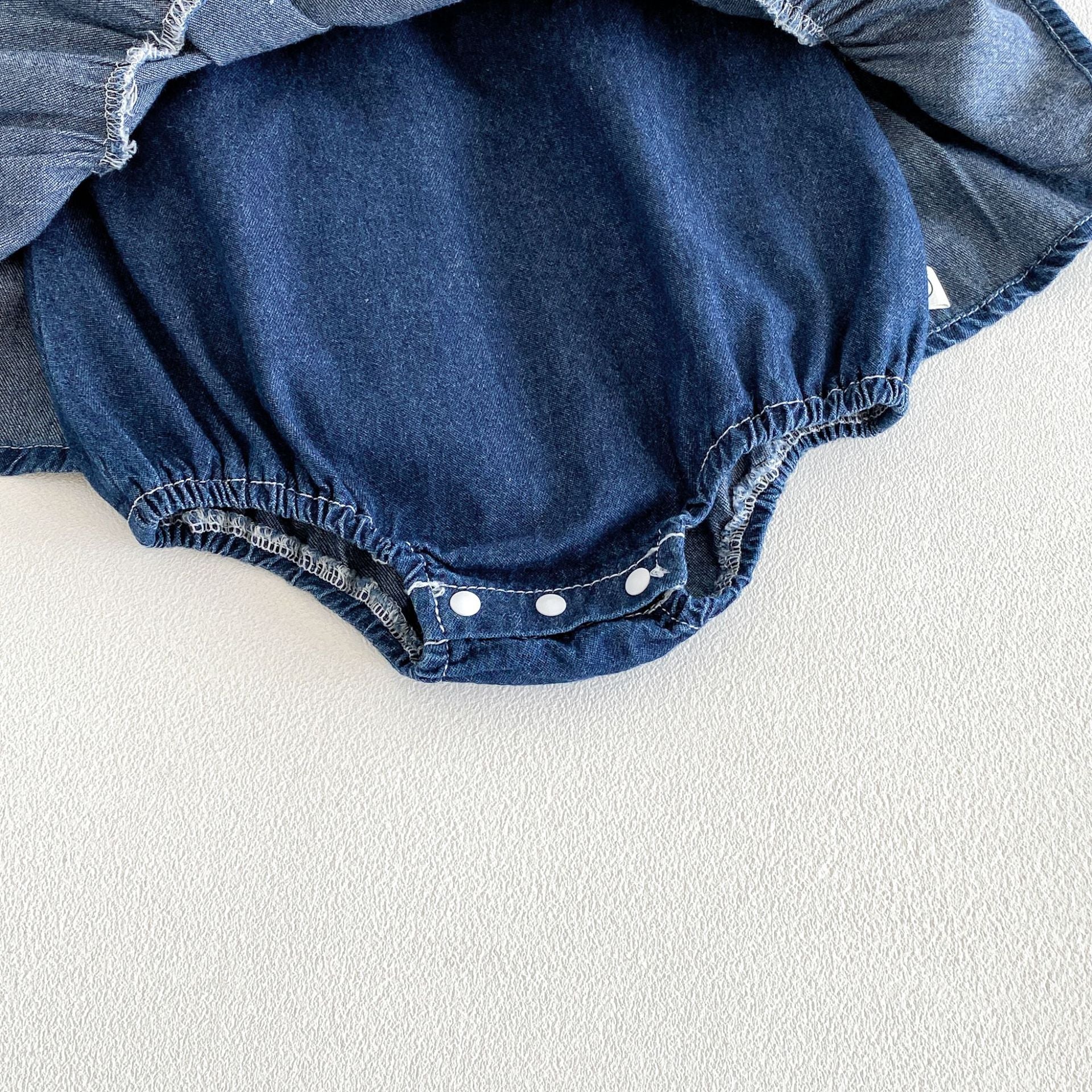 Design Summer Baby Kids Girls Sleeveless Butterfly-bows Pattern Denim Bodysuit, MyKids-USA®, Baby & Children's One-Pieces, MyKids-USA -  -  -  -  -  -  - .