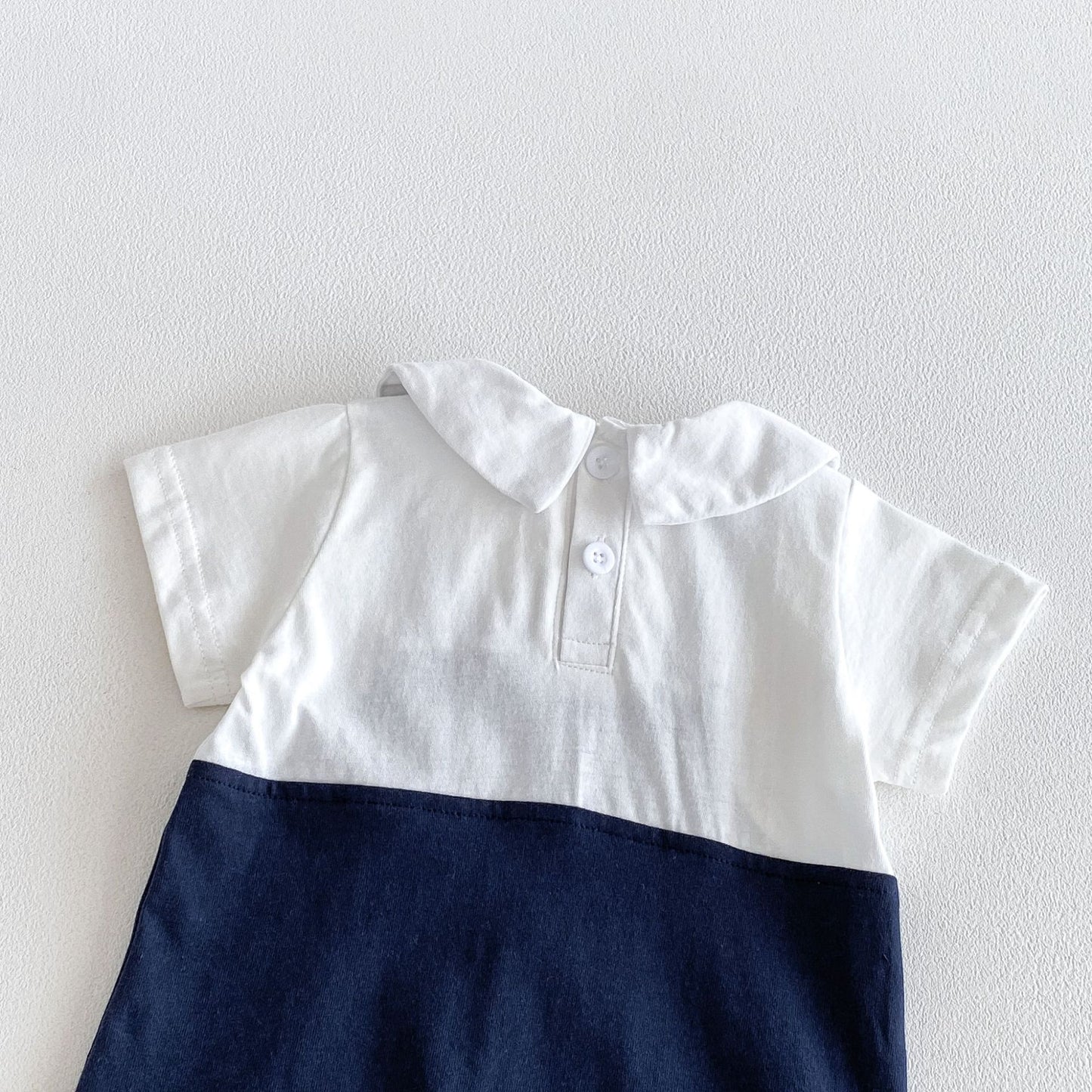 Summer Arrival Baby Boys Short Sleeves Color Patchwork Rompers Bodysuits, MyKids-USA®, Baby & Children's One-Pieces, MyKids-USA -  -  -  -  -  -  - .