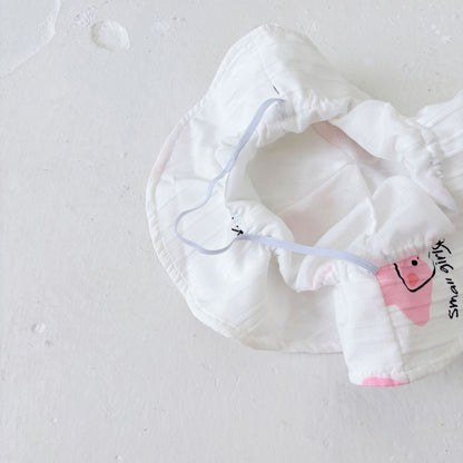 Summer Arrival Baby Girls Cartoon Rabbits Pattern Sleeveless Rompers with Hat, MyKids-USA®, Baby One-Pieces, MyKids-USA -  -  -  -  -  -  - 